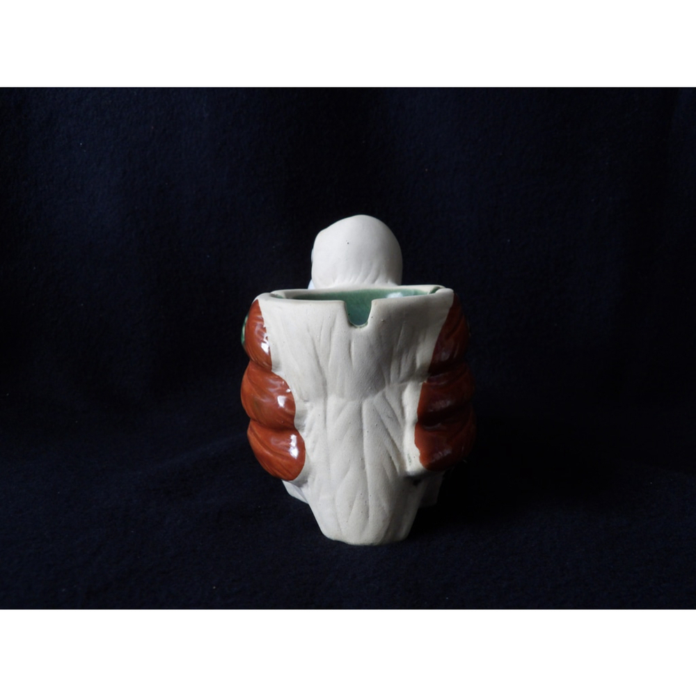 Stork Ashtray Green White - Picture 2 of 5